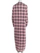 MSGM Plaid Print Coat