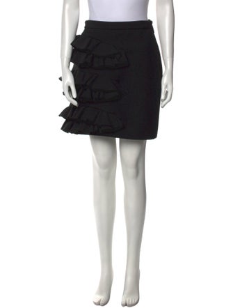MSGM Raw-Edge Trim Mini Skirt