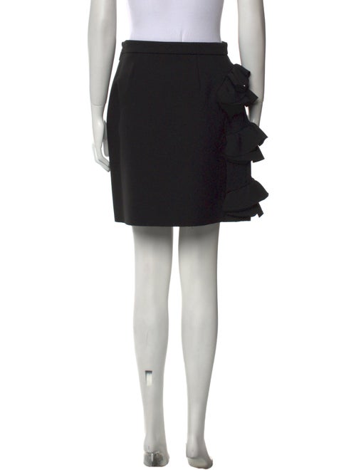 MSGM Raw-Edge Trim Mini Skirt