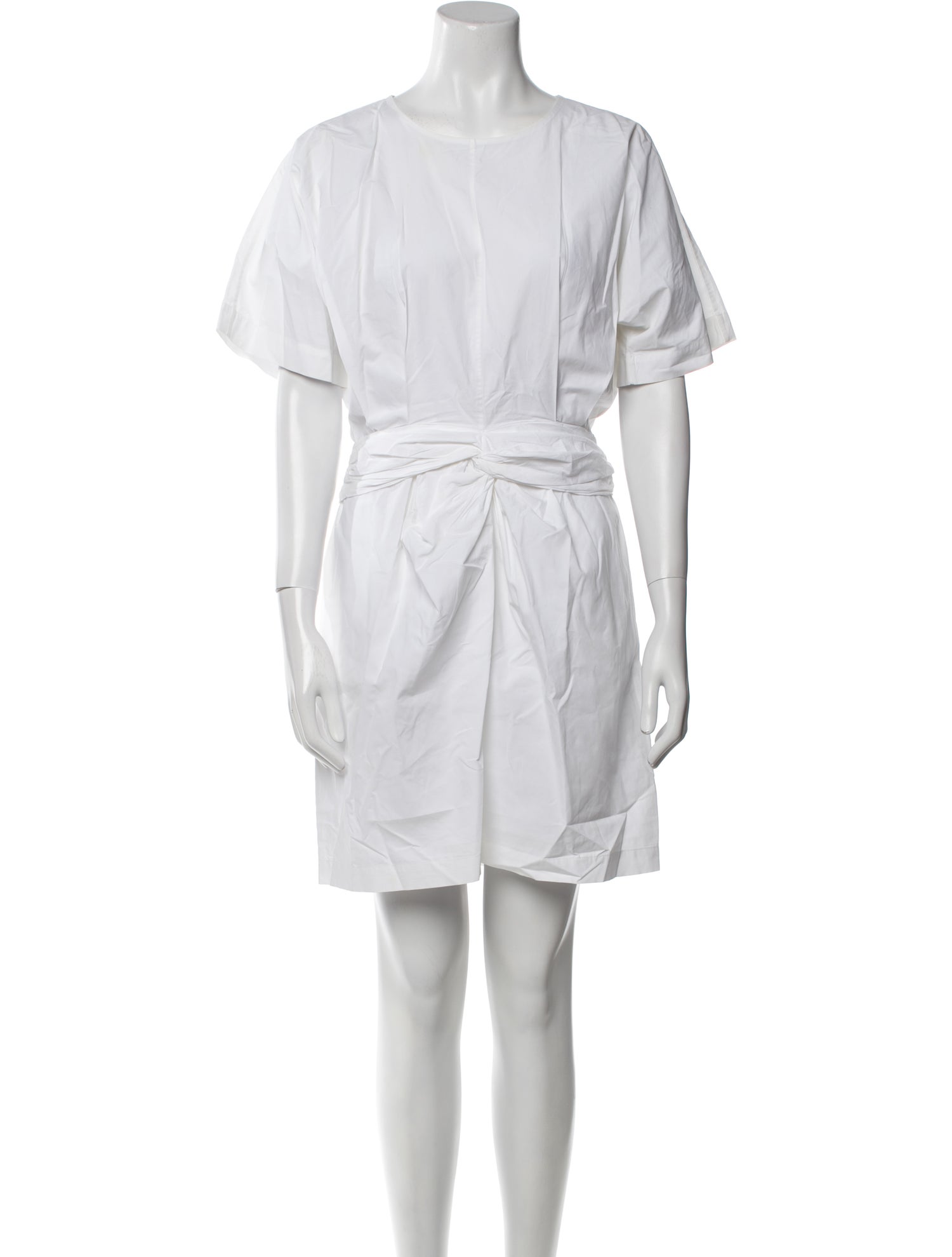 MSGM Scoop Neck Mini Dress