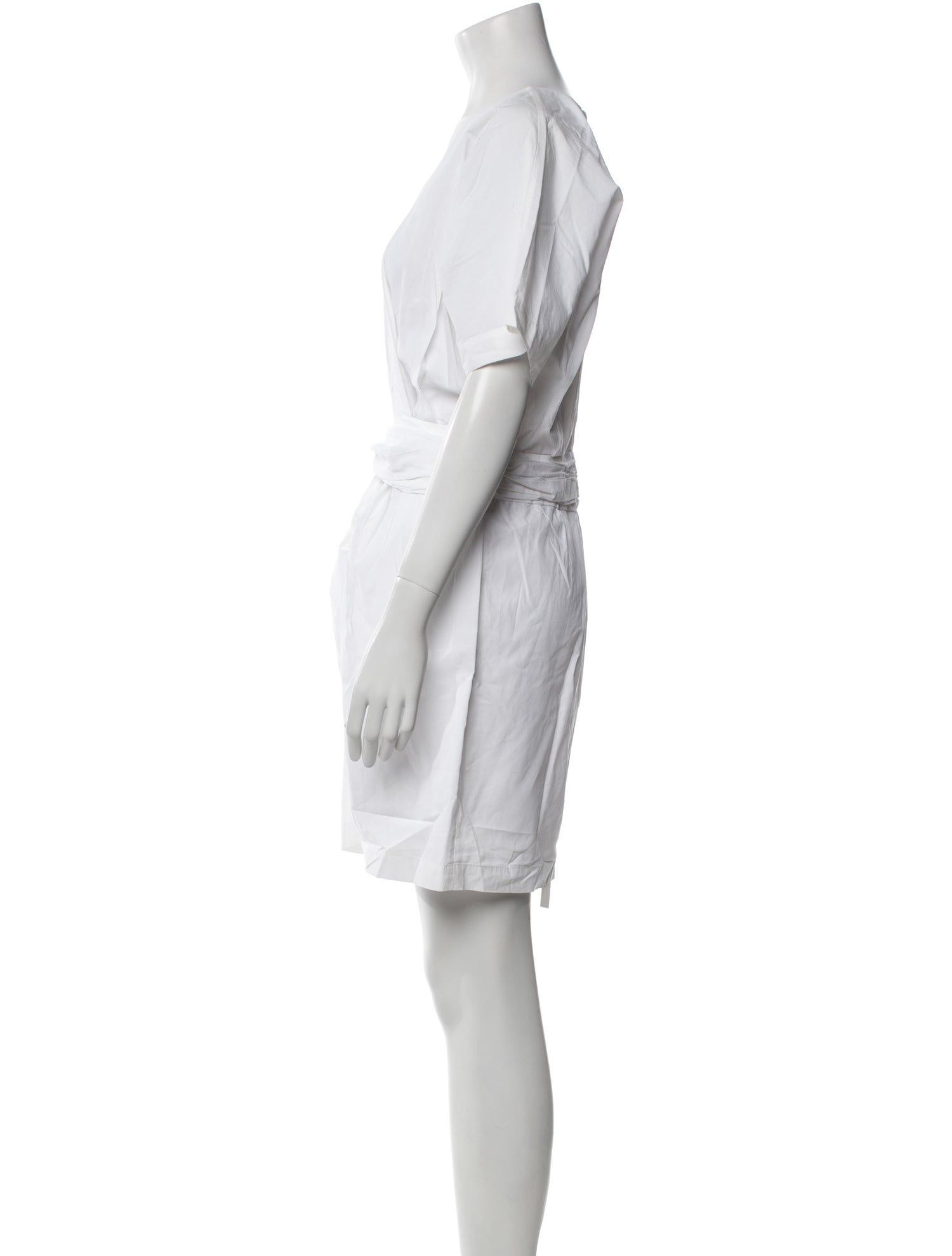 MSGM Scoop Neck Mini Dress