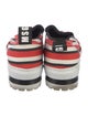 MSGM Canvas Striped Sneakers