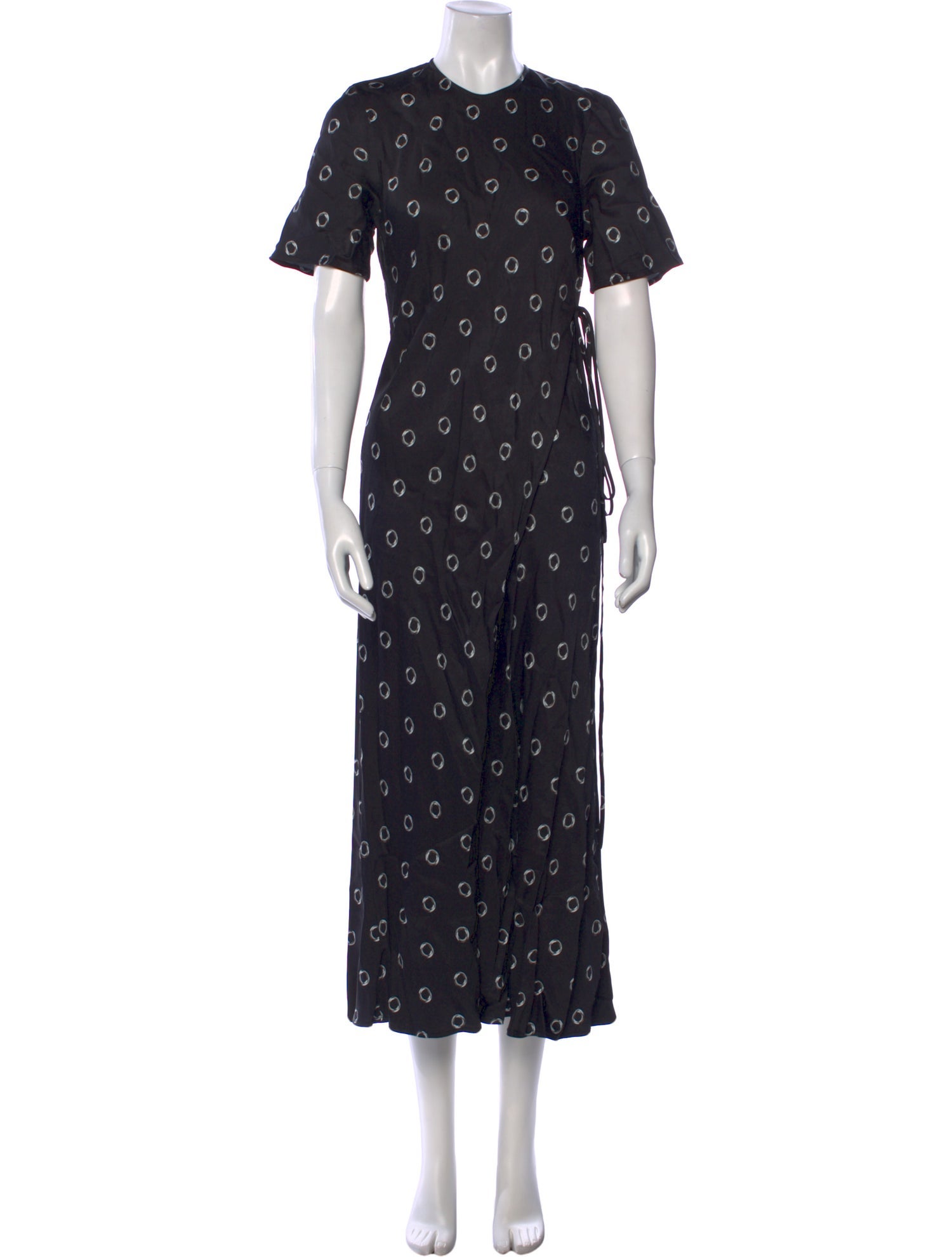 MSGM Printed Long Dress