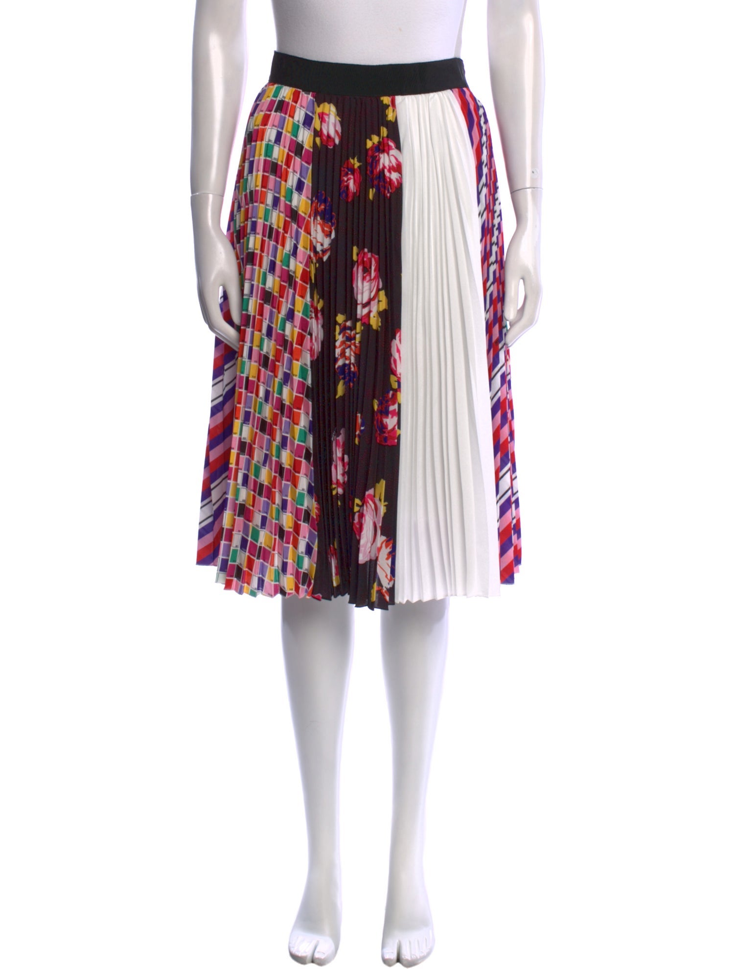 MSGM Printed Knee-Length Skirt