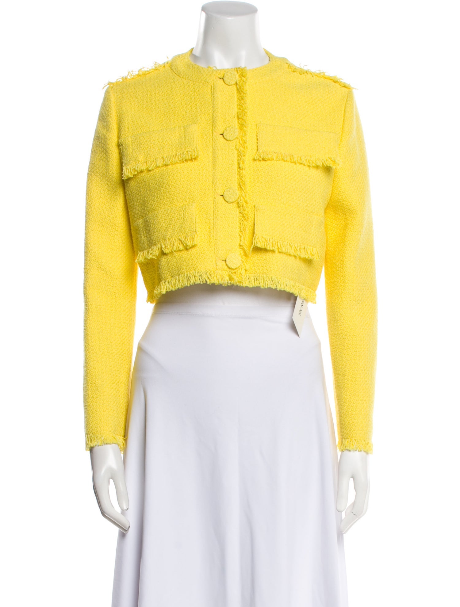 MSGM Tweed Pattern Bolero