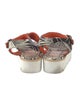 MSGM Canvas Printed Sandals