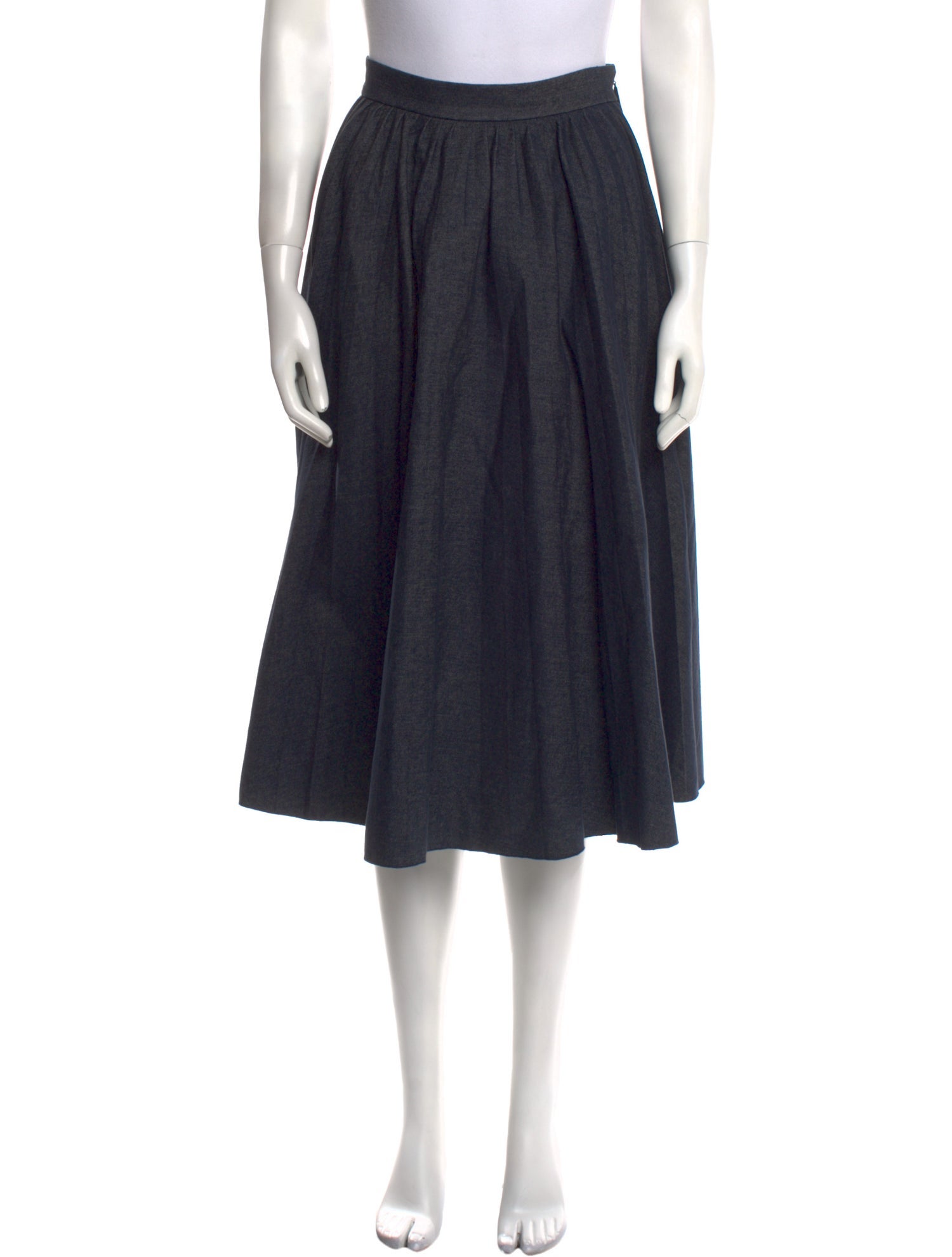 MSGM Pleated Accents Knee-Length Skirt