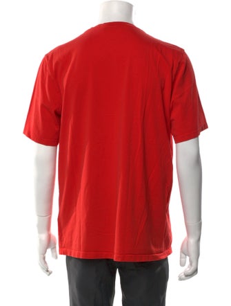 MSGM Graphic Print Crew Neck T-Shirt