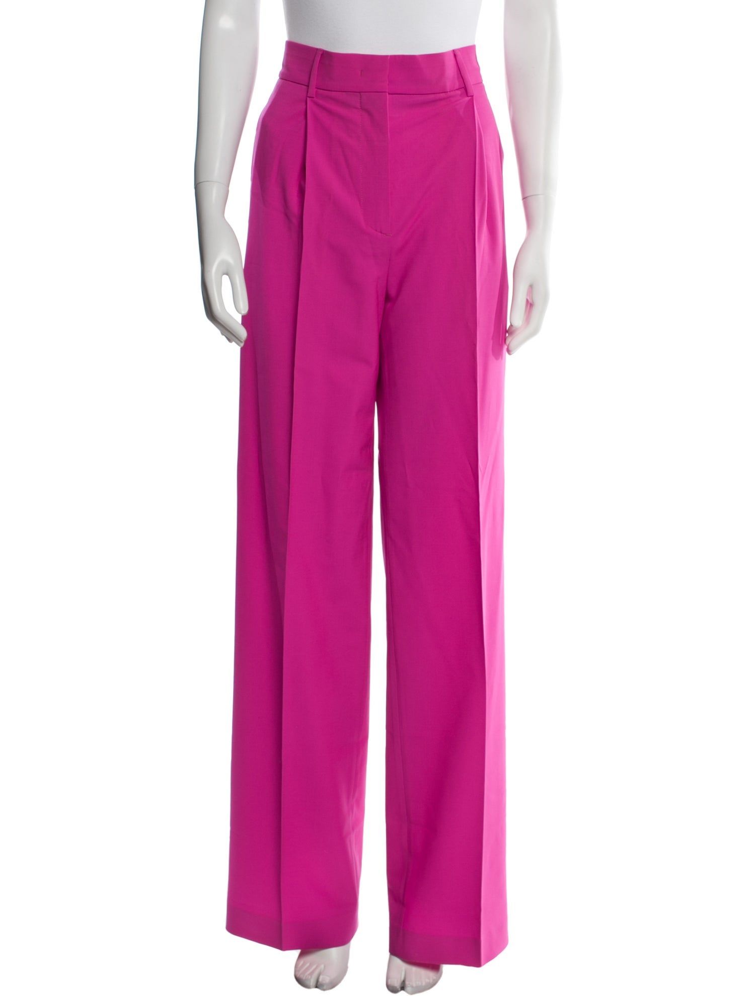 MSGM Virgin Wool Straight Leg Pants