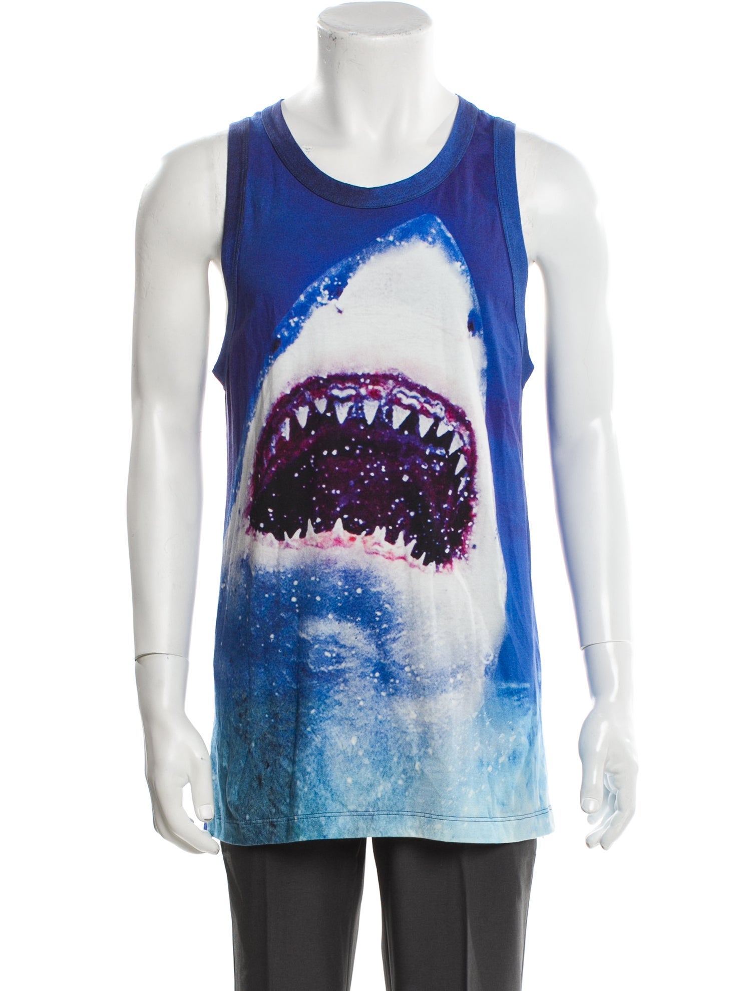 MSGM Printed Scoop Neck T-Shirt w/ Tags