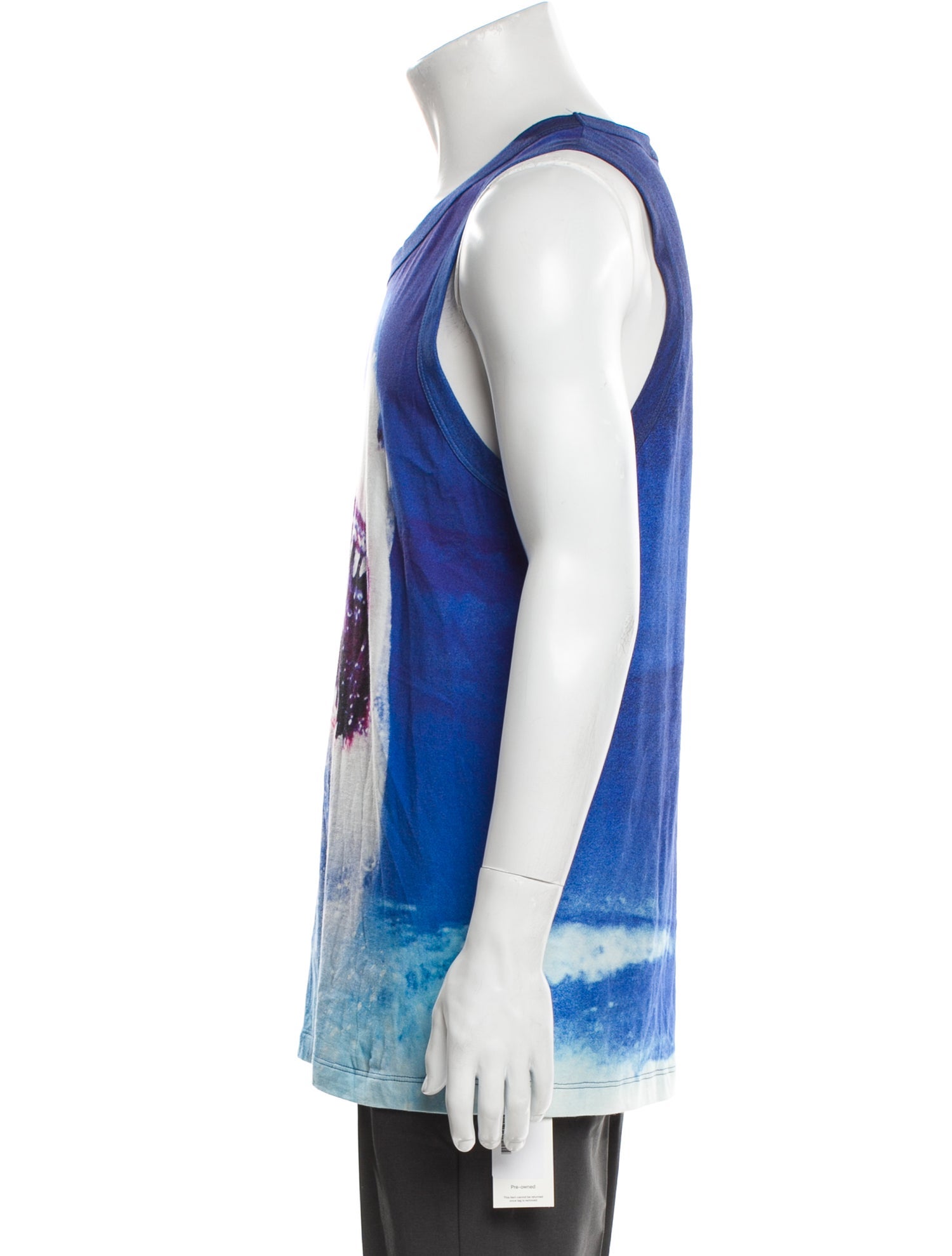 MSGM Printed Scoop Neck T-Shirt w/ Tags