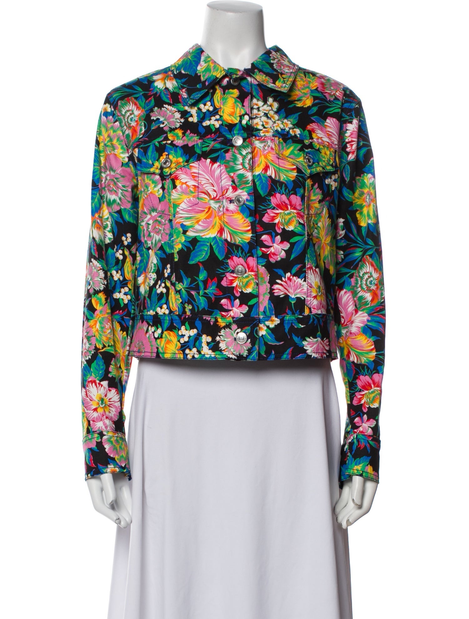 MSGM Floral Print Evening Jacket