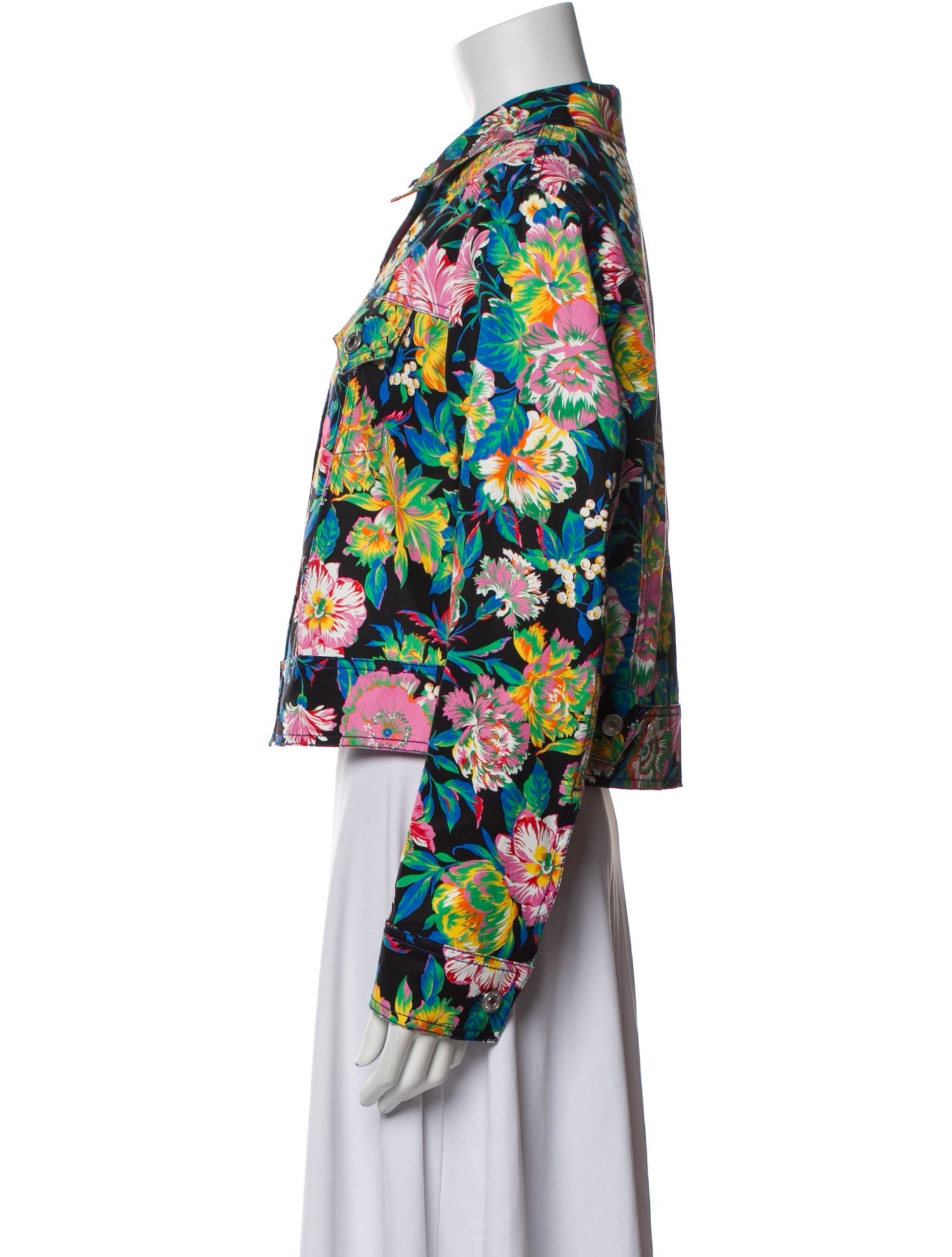 MSGM Floral Print Evening Jacket