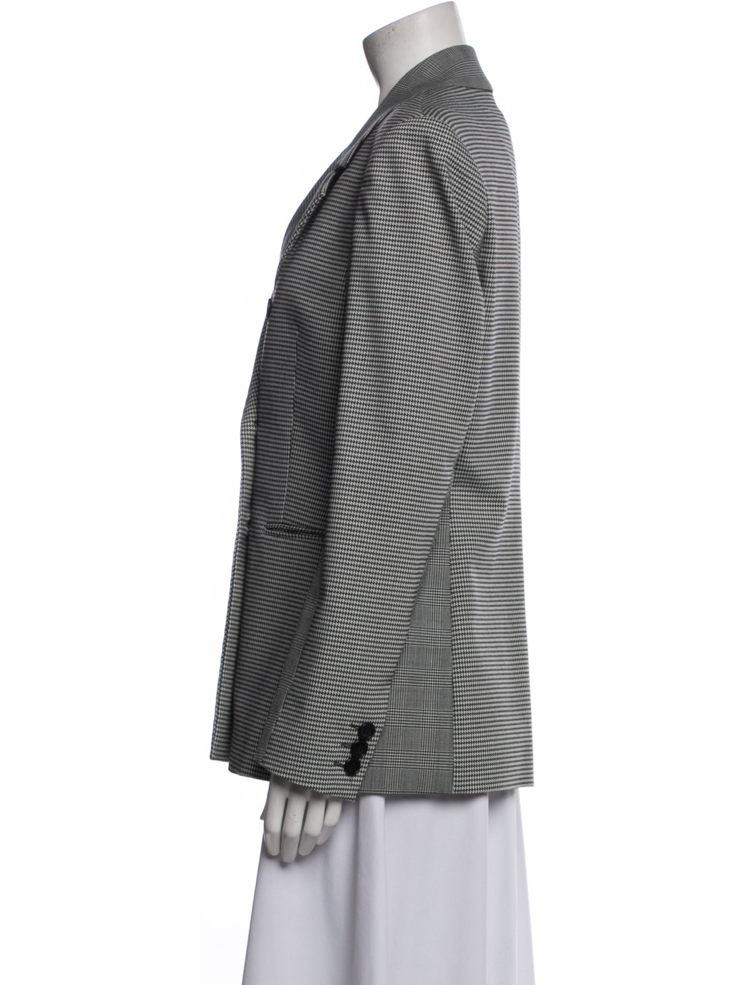 MSGM Plaid Print Blazer