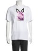 MSGM Graphic Print Crew Neck T-Shirt