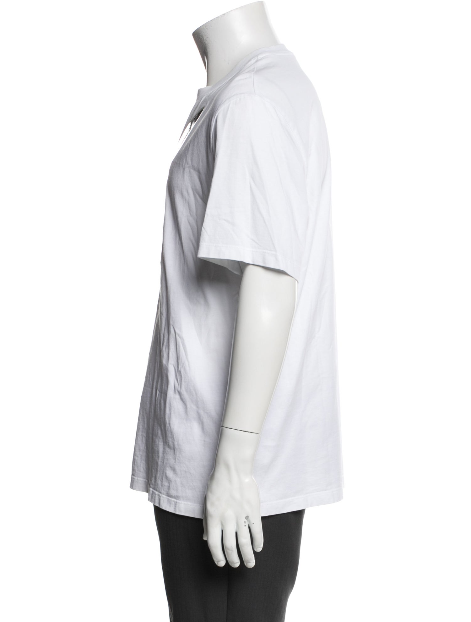 MSGM Graphic Print Crew Neck T-Shirt