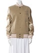 MSGM Virgin Wool Printed Bomber Jacket
