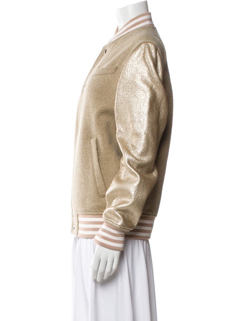 MSGM Virgin Wool Printed Bomber Jacket