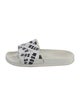 MSGM Rubber Animal Print Slides