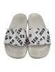 MSGM Rubber Animal Print Slides