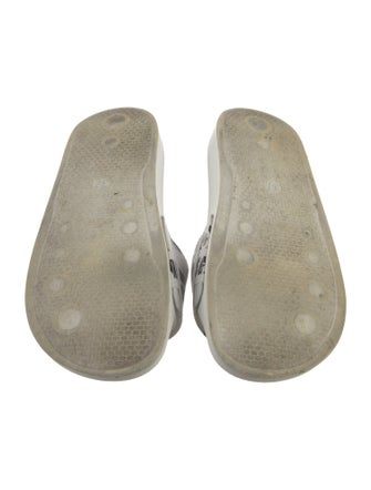 MSGM Rubber Animal Print Slides