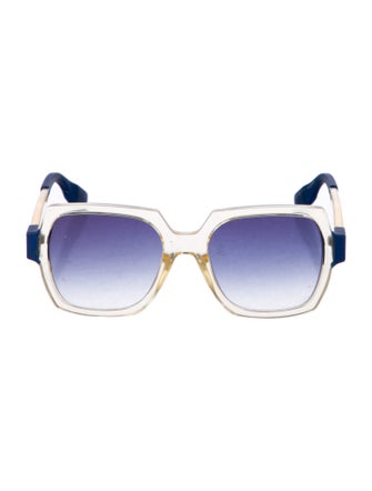 MSGM Wayfarer Mirrored Sunglasses