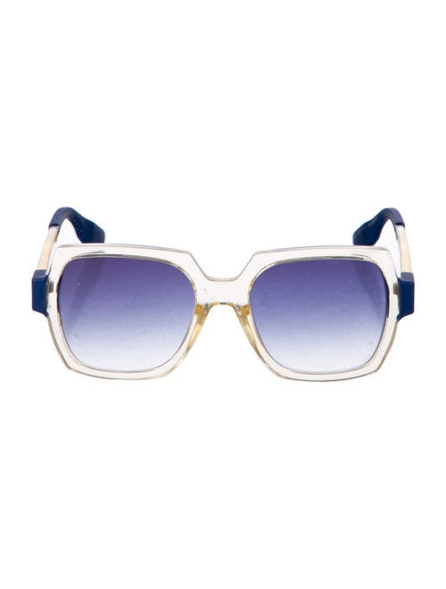 MSGM Wayfarer Mirrored Sunglasses