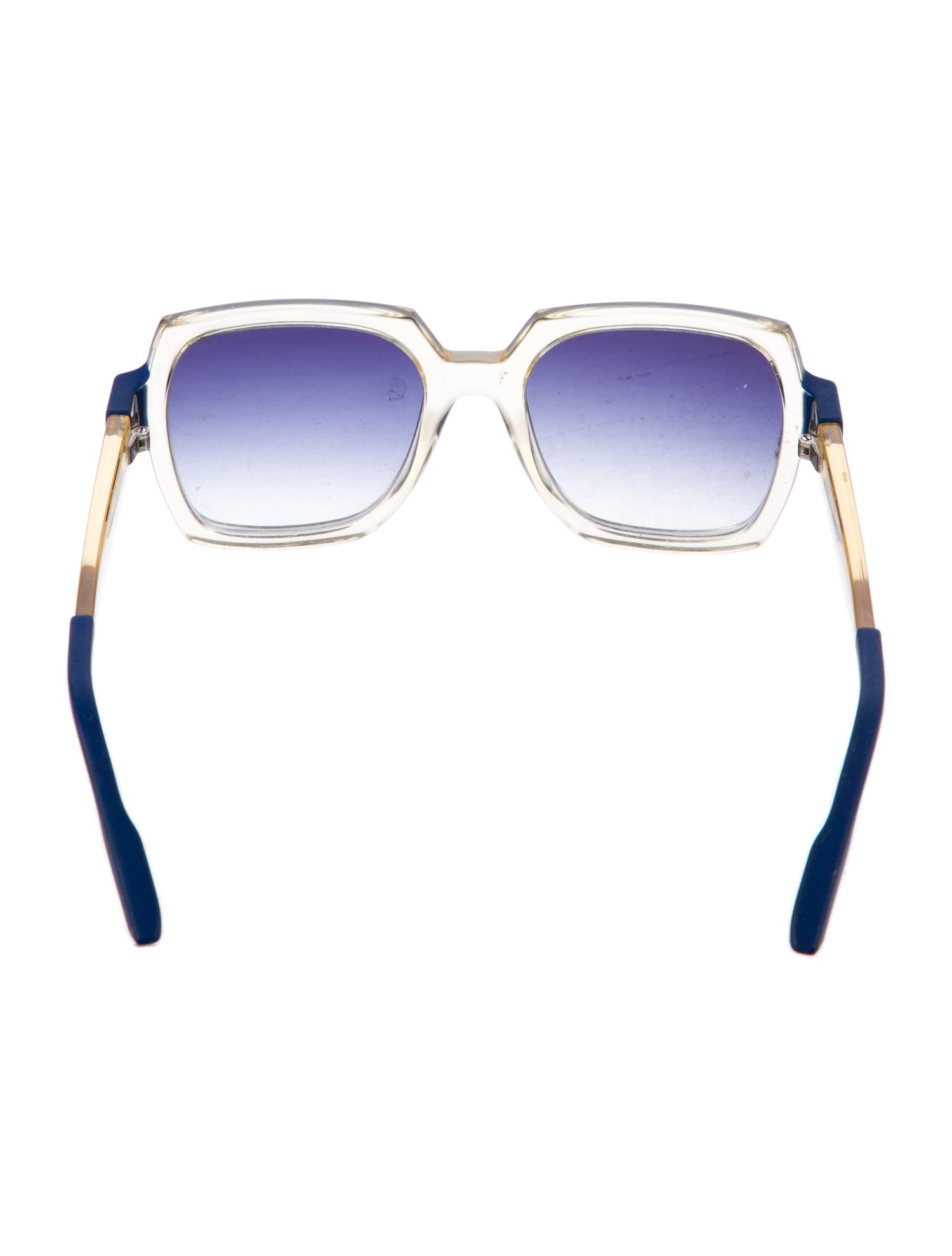 MSGM Wayfarer Mirrored Sunglasses