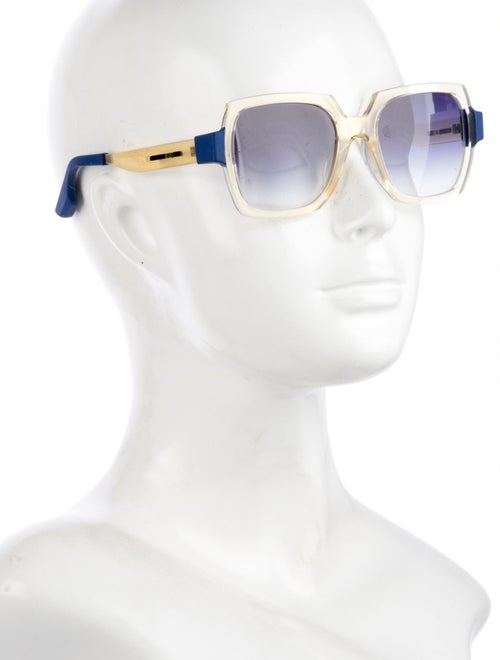 MSGM Wayfarer Mirrored Sunglasses