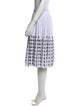 MSGM Houndstooth Print Knee-Length Skirt