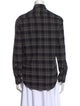 MSGM Plaid Print Long Sleeve Button-Up Top