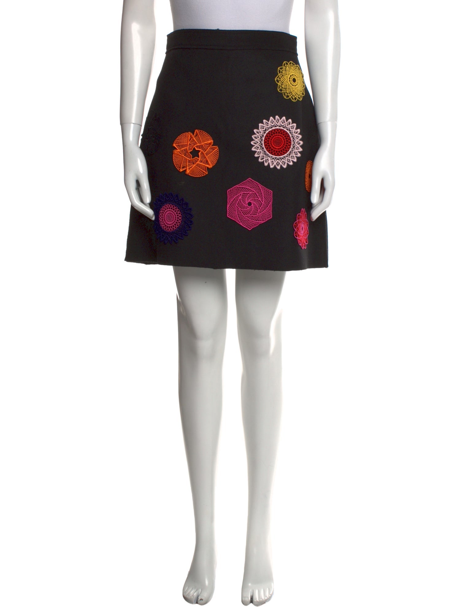 MSGM Wool Mini Skirt