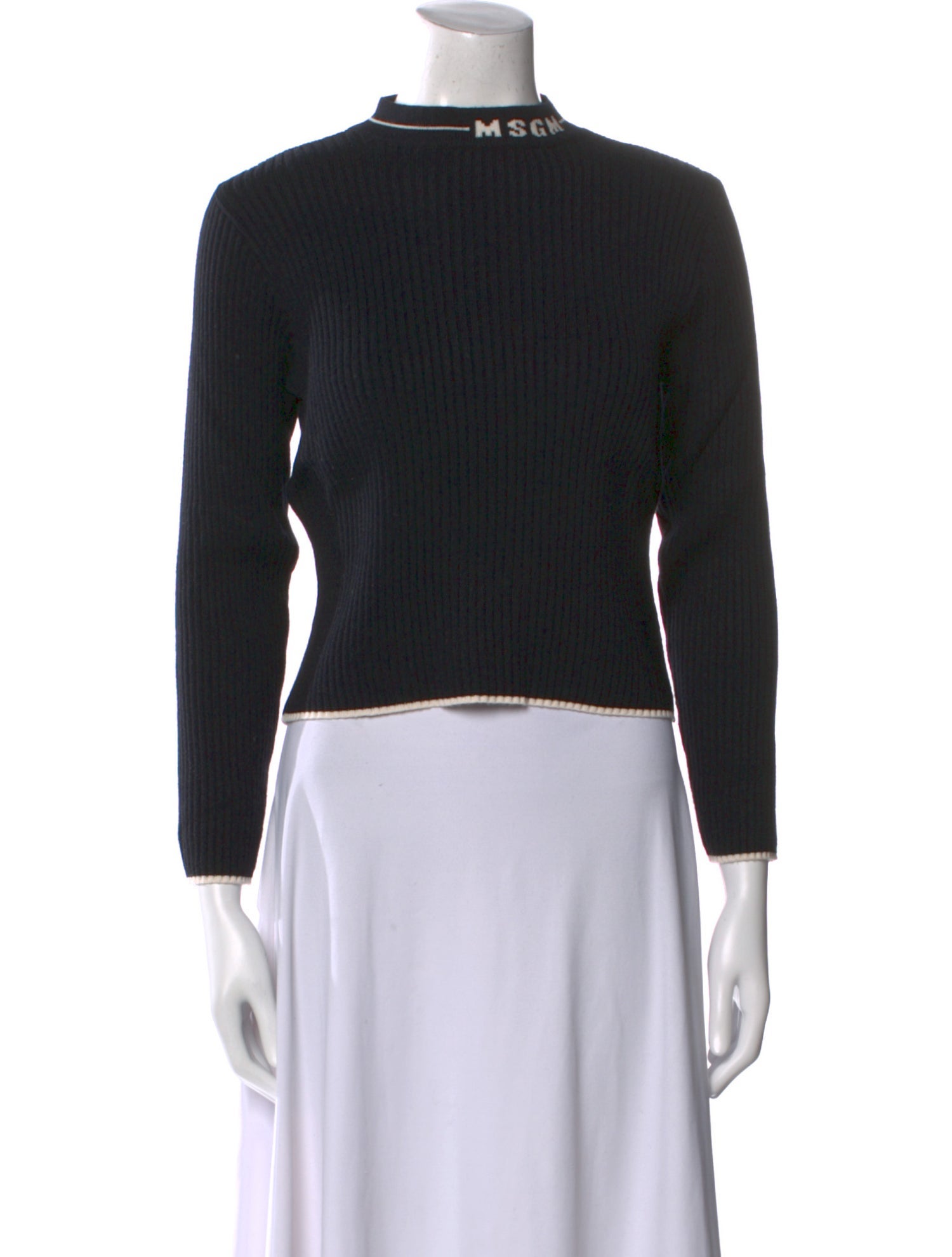 MSGM Mock Neck Sweater