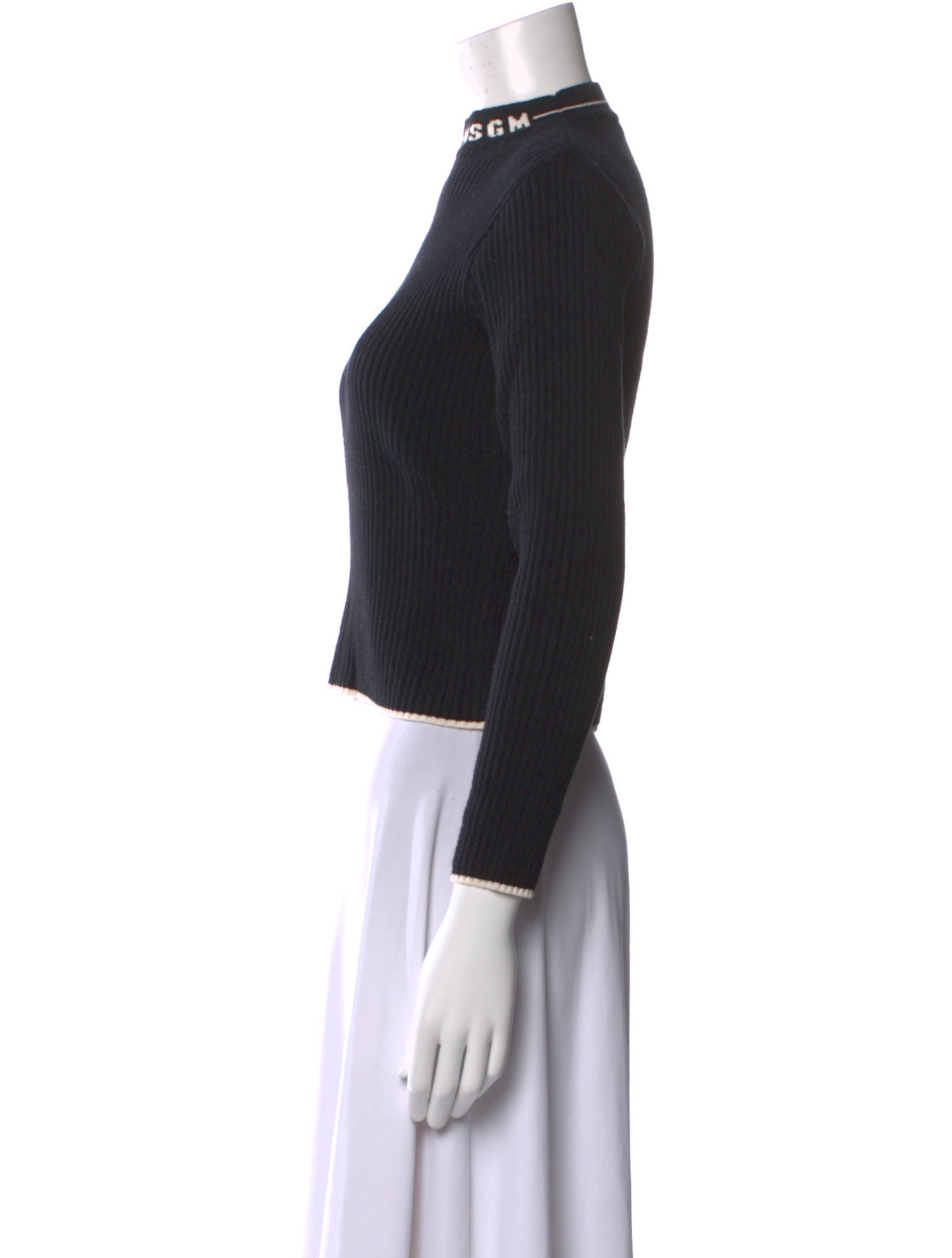 MSGM Mock Neck Sweater