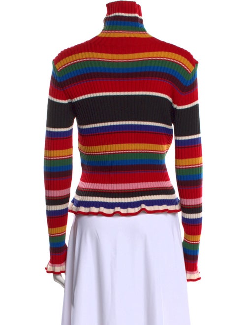 MSGM Striped Turtleneck Sweater