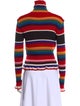 MSGM Striped Turtleneck Sweater