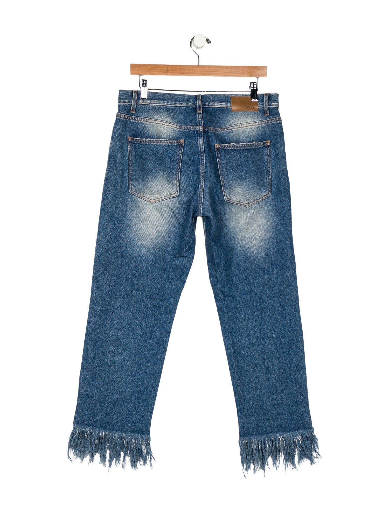 MSGM Mid-Rise Straight Leg Jeans