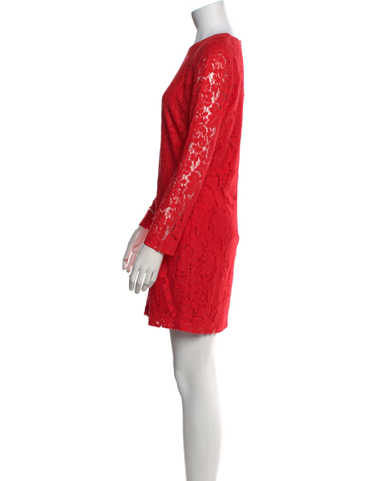 MSGM Lace Pattern Mini Dress
