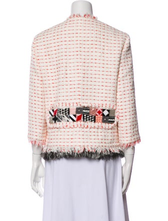 MSGM Tweed Pattern Evening Jacket