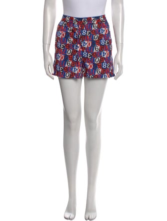MSGM Printed Mini Shorts