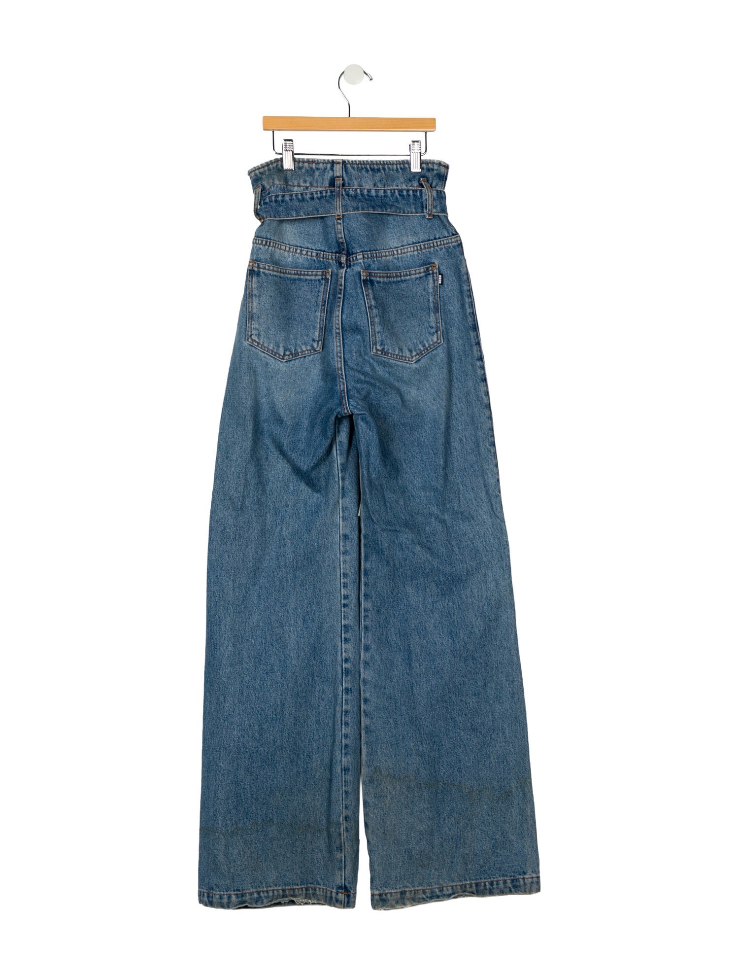 MSGM High-Rise Wide Leg Jeans