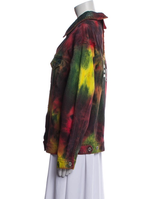 MSGM Printed Denim Jacket