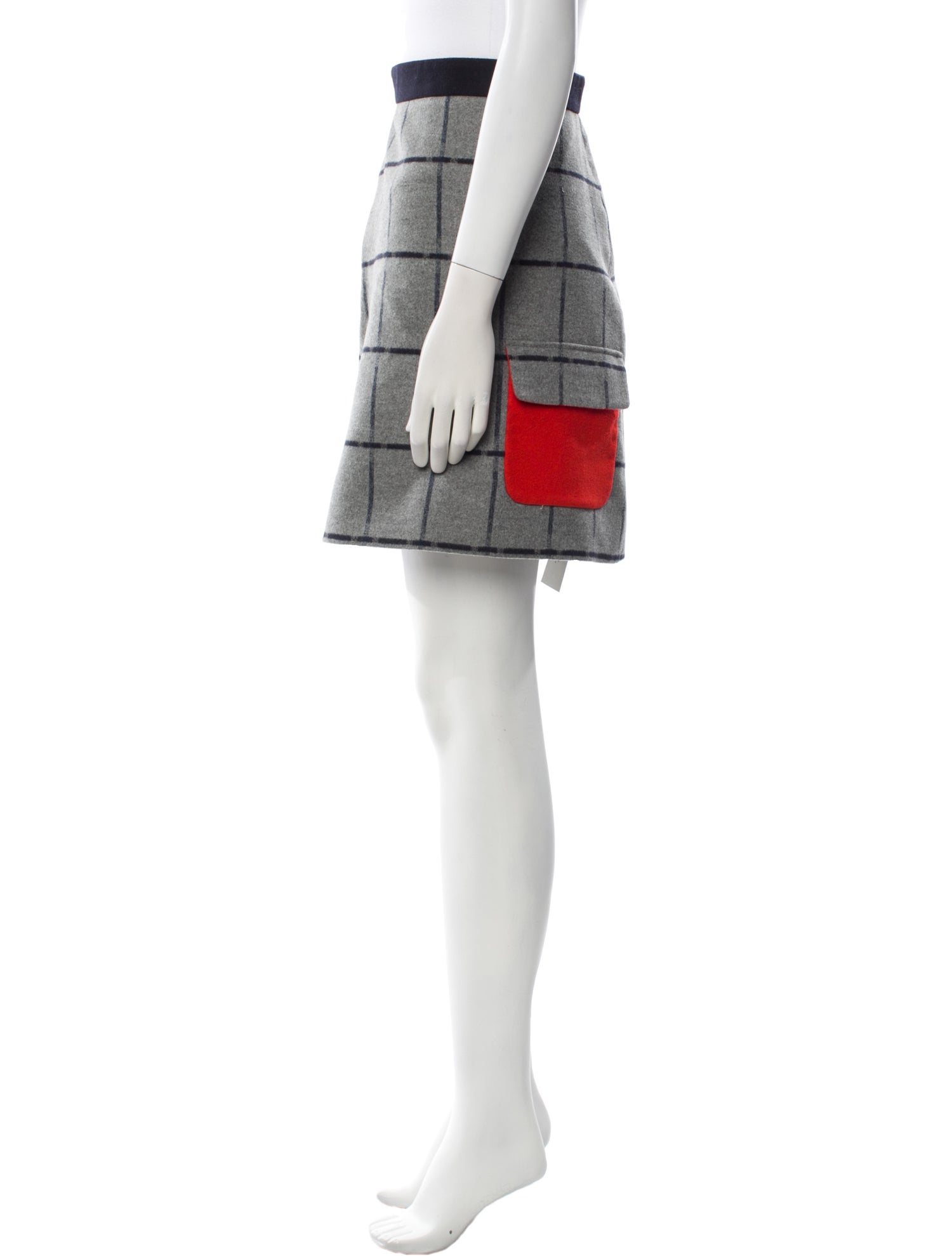 MSGM Striped Mini Skirt