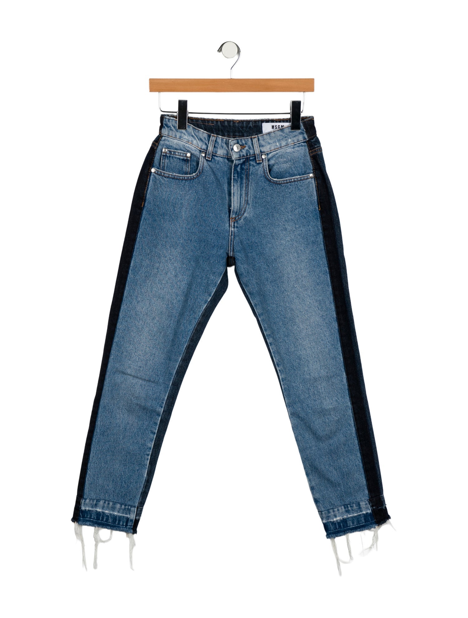 MSGM Mid-Rise Straight Leg Jeans
