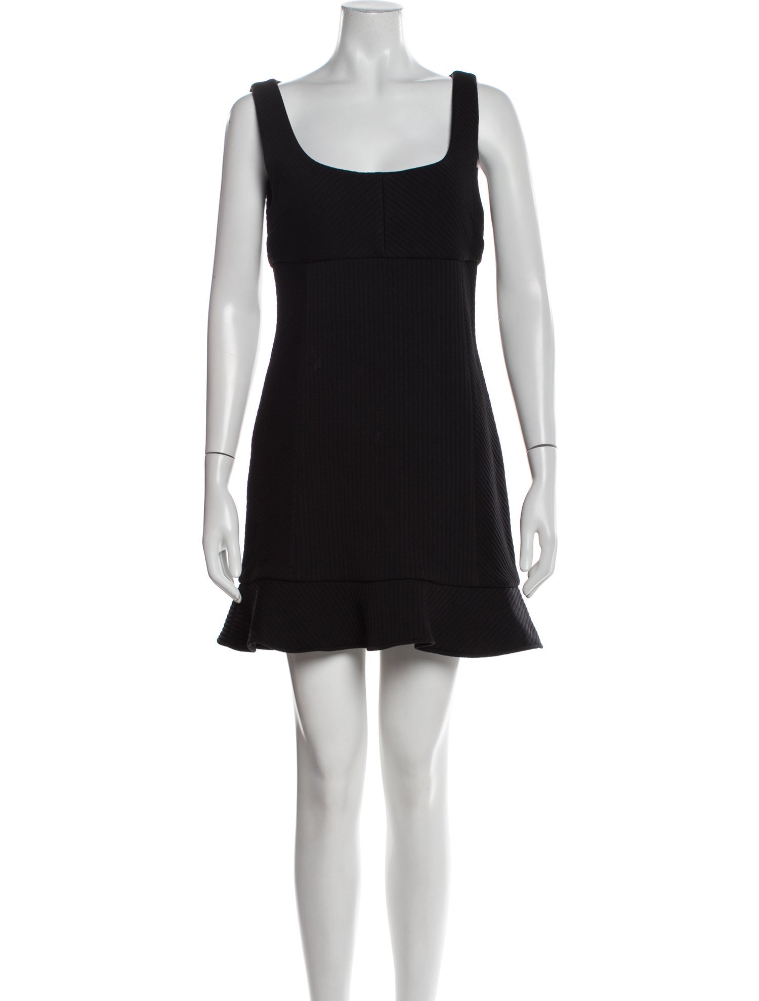 MSGM Scoop Neck Mini Dress