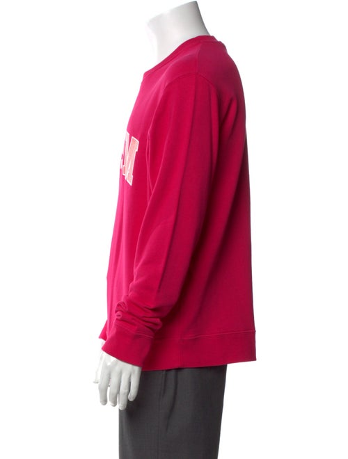 MSGM Graphic Print Crew Neck Pullover