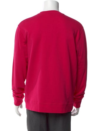 MSGM Graphic Print Crew Neck Pullover