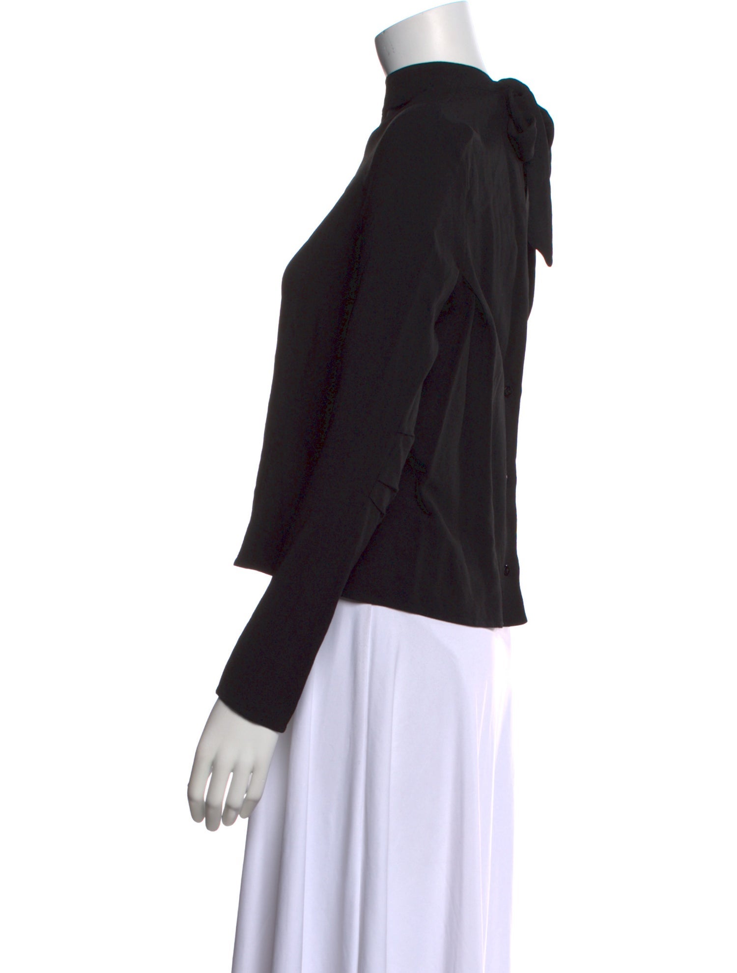 MSGM Mock Neck Long Sleeve Sweatshirt