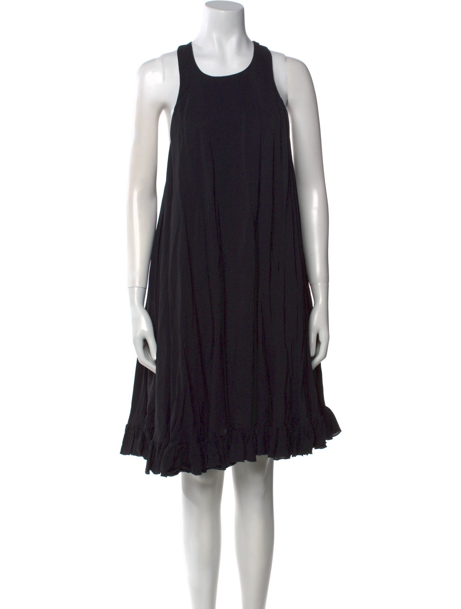 MSGM Scoop Neck Knee-Length Dress