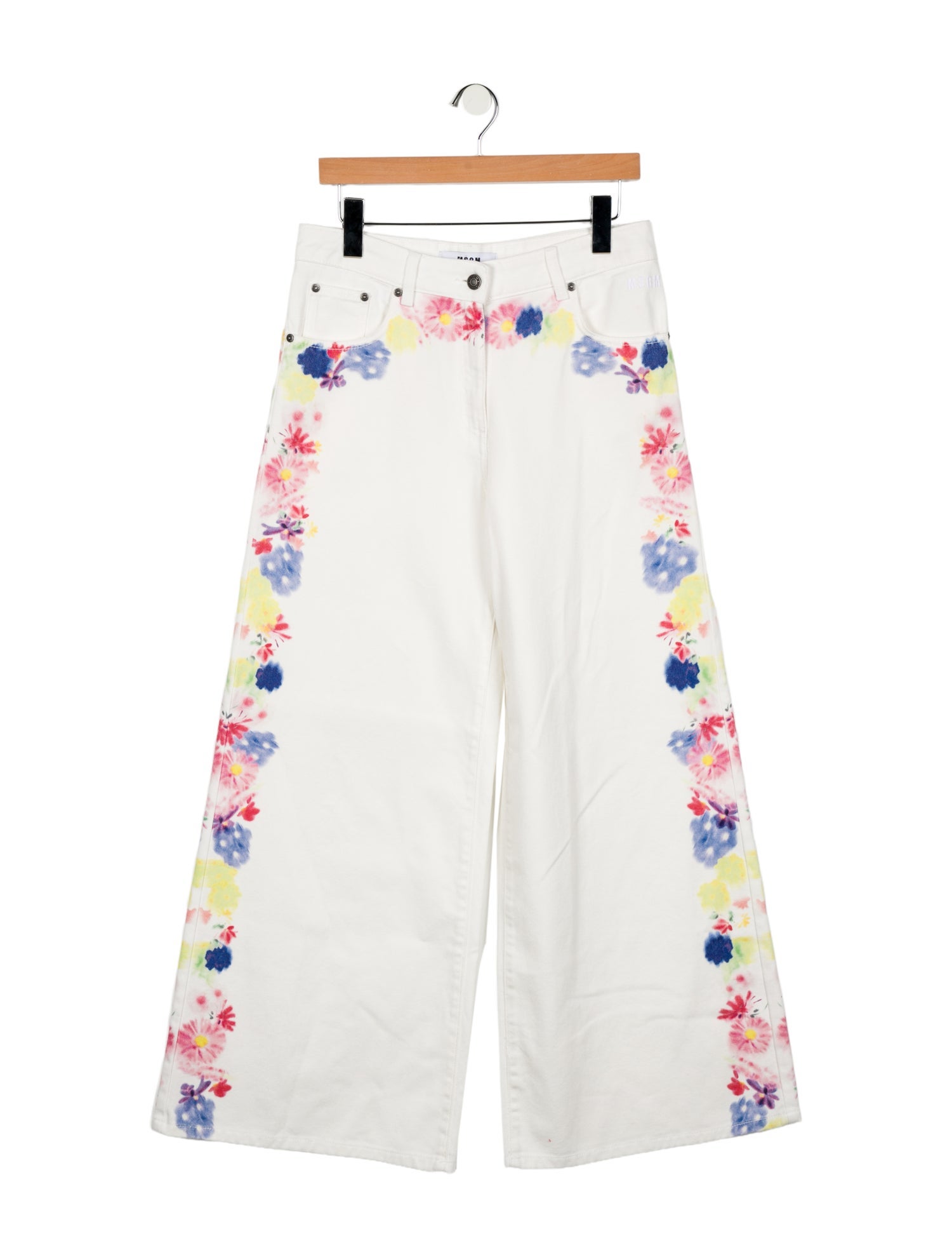 MSGM High-Rise Wide Leg Jeans w/ Tags